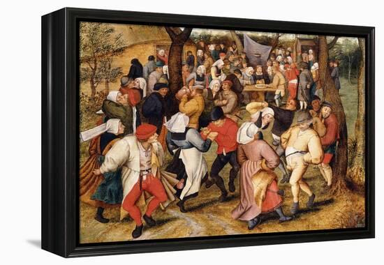 The Wedding Dance-Pieter Brueghel the Younger-Framed Premier Image Canvas