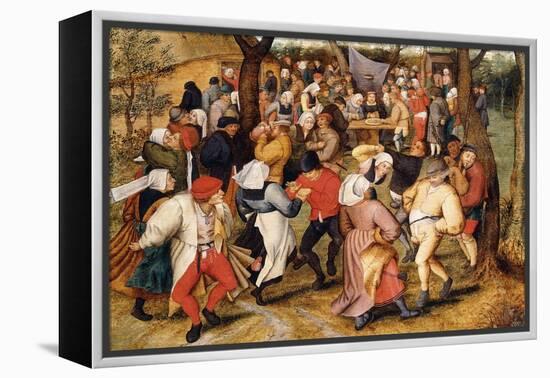 The Wedding Dance-Pieter Brueghel the Younger-Framed Premier Image Canvas