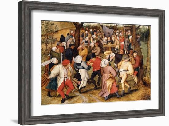 The Wedding Dance-Pieter Brueghel the Younger-Framed Giclee Print