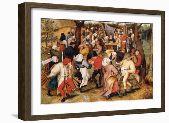 The Wedding Dance-Pieter Brueghel the Younger-Framed Giclee Print