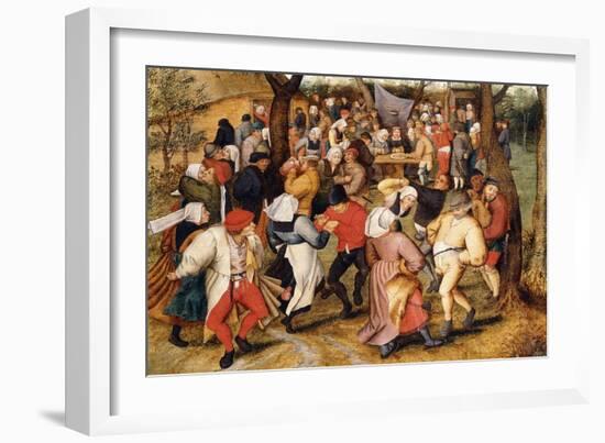 The Wedding Dance-Pieter Brueghel the Younger-Framed Giclee Print