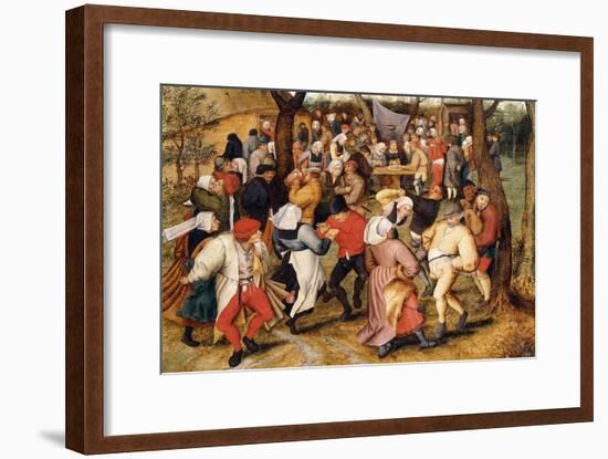 The Wedding Dance-Pieter Brueghel the Younger-Framed Giclee Print