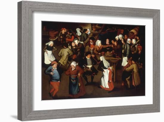 The Wedding Dance-Pieter Bruegel the Elder-Framed Giclee Print