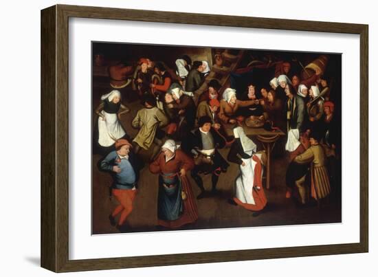 The Wedding Dance-Pieter Bruegel the Elder-Framed Giclee Print