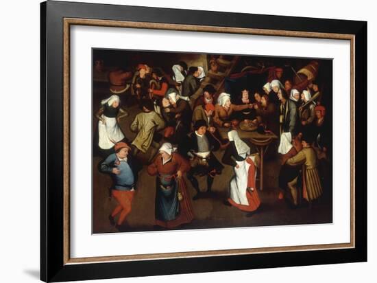 The Wedding Dance-Pieter Bruegel the Elder-Framed Giclee Print