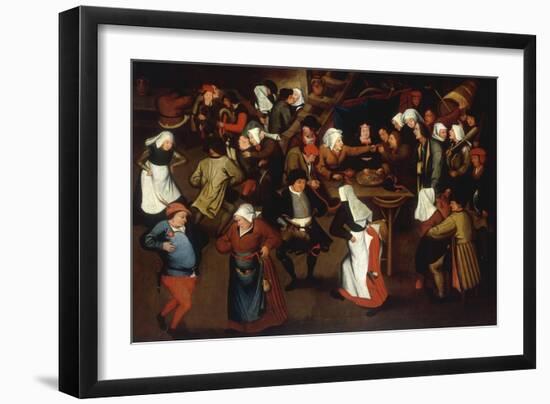 The Wedding Dance-Pieter Bruegel the Elder-Framed Giclee Print