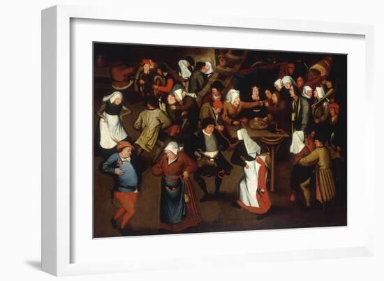 The Wedding Dance-Pieter Bruegel the Elder-Framed Giclee Print