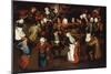 The Wedding Dance-Pieter Bruegel the Elder-Mounted Giclee Print