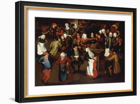 The Wedding Dance-Pieter Bruegel the Elder-Framed Giclee Print