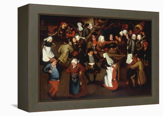 The Wedding Dance-Pieter Bruegel the Elder-Framed Premier Image Canvas