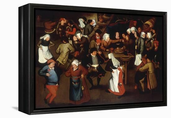 The Wedding Dance-Pieter Bruegel the Elder-Framed Premier Image Canvas