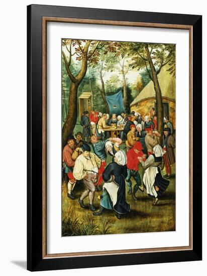 The Wedding Dance-Pieter Brueghel the Younger-Framed Giclee Print