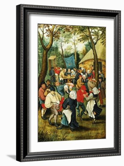 The Wedding Dance-Pieter Brueghel the Younger-Framed Giclee Print