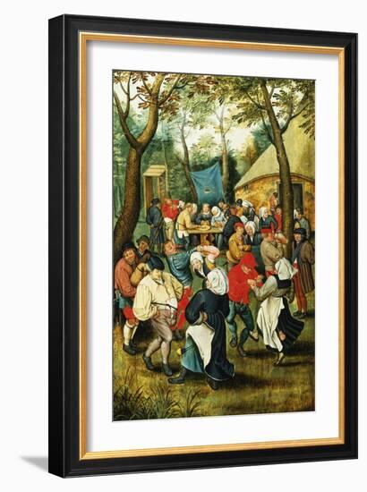 The Wedding Dance-Pieter Brueghel the Younger-Framed Giclee Print