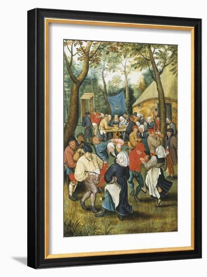 The Wedding Dance-Pieter Brueghel the Younger-Framed Giclee Print