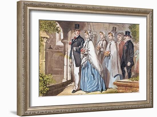 The Wedding Day, C1885-null-Framed Giclee Print