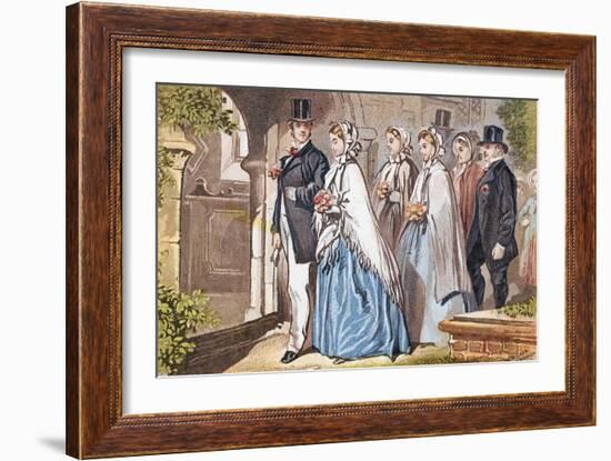 The Wedding Day, C1885-null-Framed Giclee Print
