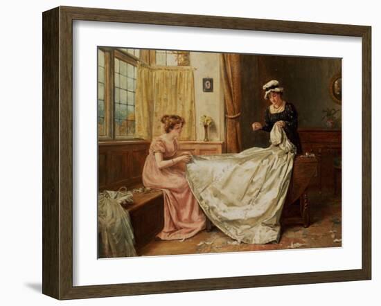 The Wedding Dress-George Goodwin Kilburne-Framed Giclee Print