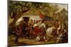 The Wedding Feast, 1860-Ivan Ivanovich Sokolov-Mounted Giclee Print