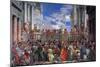 The Wedding Feast at Cana, 1563-Paolo Veronese-Mounted Giclee Print