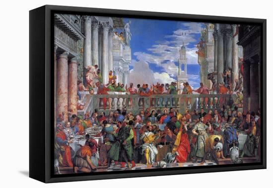 The Wedding Feast at Cana, 1563-Paolo Veronese-Framed Premier Image Canvas