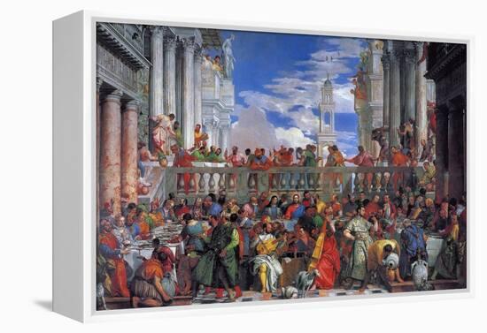 The Wedding Feast at Cana, 1563-Paolo Veronese-Framed Premier Image Canvas