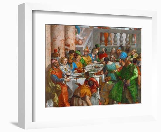 The Wedding Feast at Cana (Detail)-Paolo Veronese-Framed Giclee Print