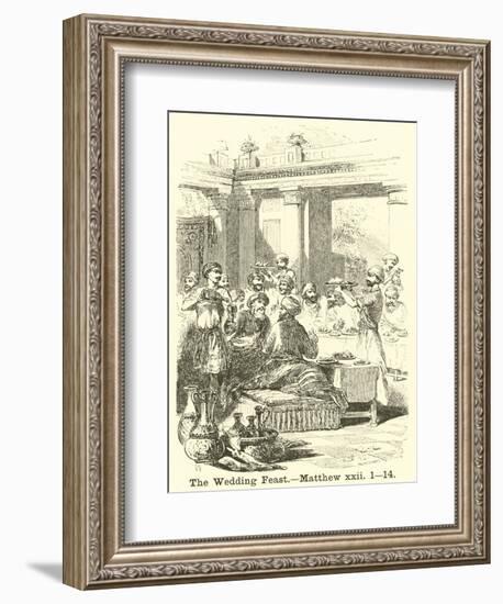 The Wedding Feast, Matthew, XXII, 1, 14-null-Framed Giclee Print