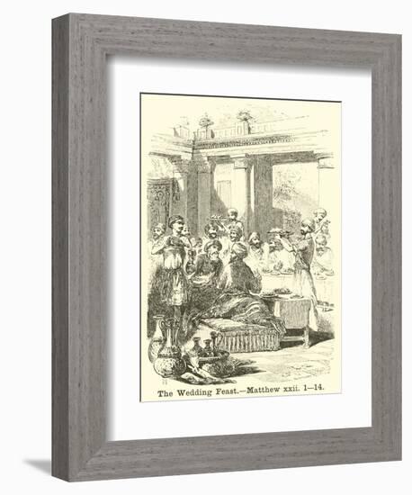 The Wedding Feast, Matthew, XXII, 1, 14-null-Framed Giclee Print