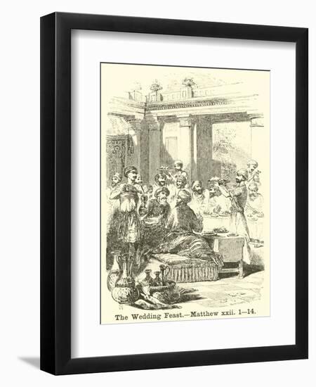 The Wedding Feast, Matthew, XXII, 1, 14-null-Framed Giclee Print