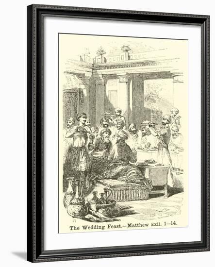 The Wedding Feast, Matthew, XXII, 1, 14-null-Framed Giclee Print