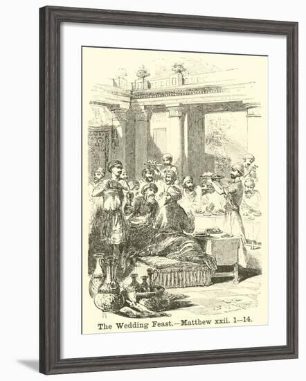 The Wedding Feast, Matthew, XXII, 1, 14-null-Framed Giclee Print