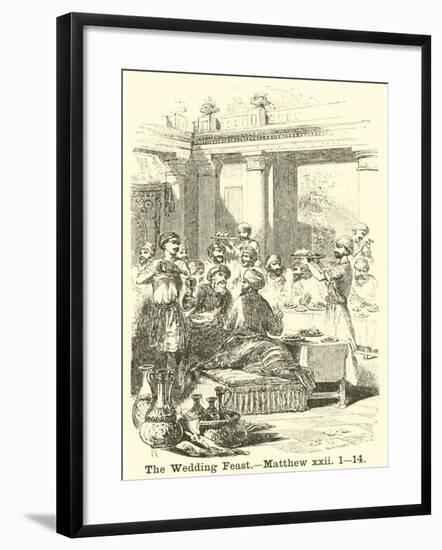 The Wedding Feast, Matthew, XXII, 1, 14-null-Framed Giclee Print