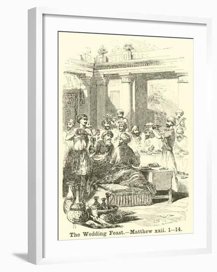 The Wedding Feast, Matthew, XXII, 1, 14-null-Framed Giclee Print