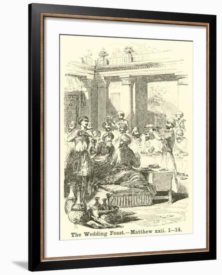 The Wedding Feast, Matthew, XXII, 1, 14-null-Framed Giclee Print