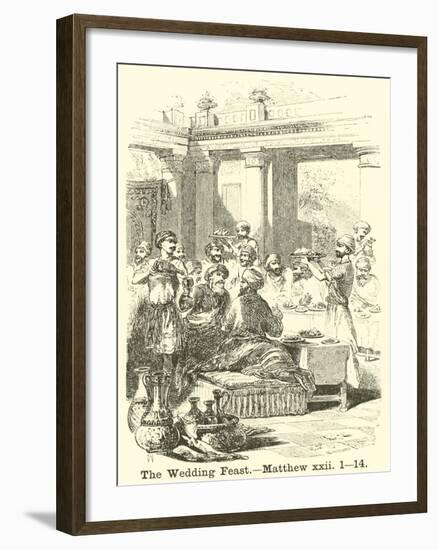 The Wedding Feast, Matthew, XXII, 1, 14-null-Framed Giclee Print