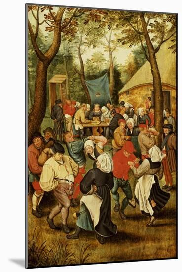 The Wedding Feast-Pieter Bruegel the Elder-Mounted Giclee Print