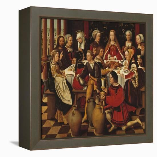 The Wedding in Cana, c.1530-50-Ambrosius Benson-Framed Premier Image Canvas