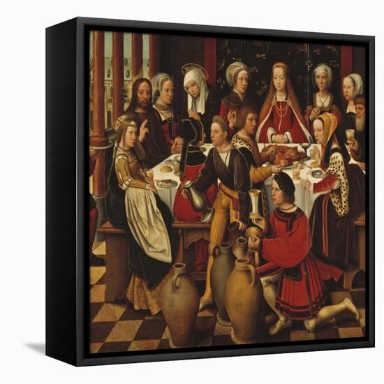 The Wedding in Cana, c.1530-50-Ambrosius Benson-Framed Premier Image Canvas