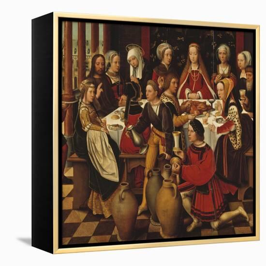 The Wedding in Cana, c.1530-50-Ambrosius Benson-Framed Premier Image Canvas