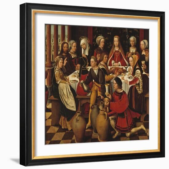 The Wedding in Cana, c.1530-50-Ambrosius Benson-Framed Giclee Print