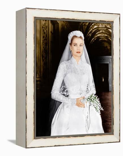 THE WEDDING IN MONACO, Grace Kelly, 1956-null-Framed Stretched Canvas