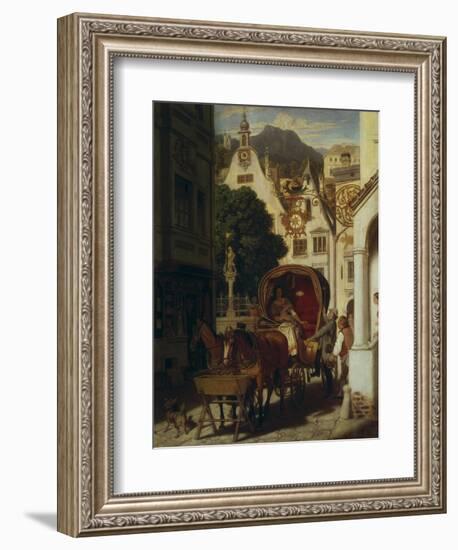 The Wedding Journey, about 1855-Moritz Von Schwind-Framed Giclee Print