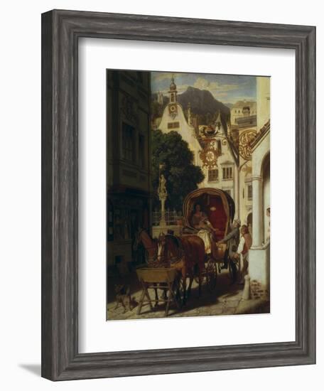 The Wedding Journey, about 1855-Moritz Von Schwind-Framed Giclee Print