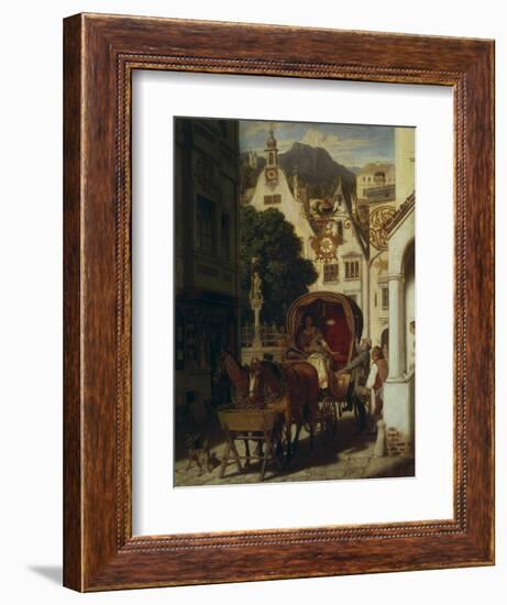 The Wedding Journey, about 1855-Moritz Von Schwind-Framed Giclee Print