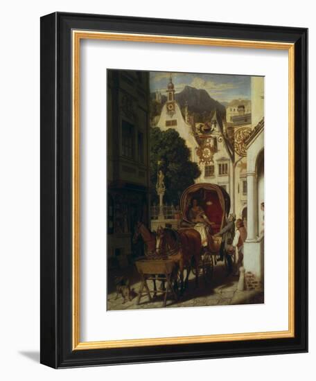 The Wedding Journey, about 1855-Moritz Von Schwind-Framed Giclee Print