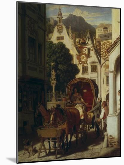 The Wedding Journey, about 1855-Moritz Von Schwind-Mounted Giclee Print