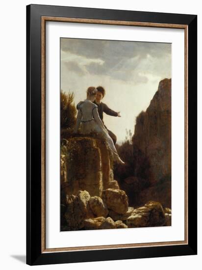 The Wedding Journey, about 1876-Arnold Bocklin-Framed Giclee Print