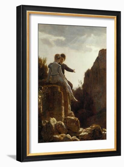 The Wedding Journey, about 1876-Arnold Bocklin-Framed Giclee Print