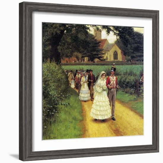 The Wedding March, 1919-Edmund Blair Leighton-Framed Giclee Print